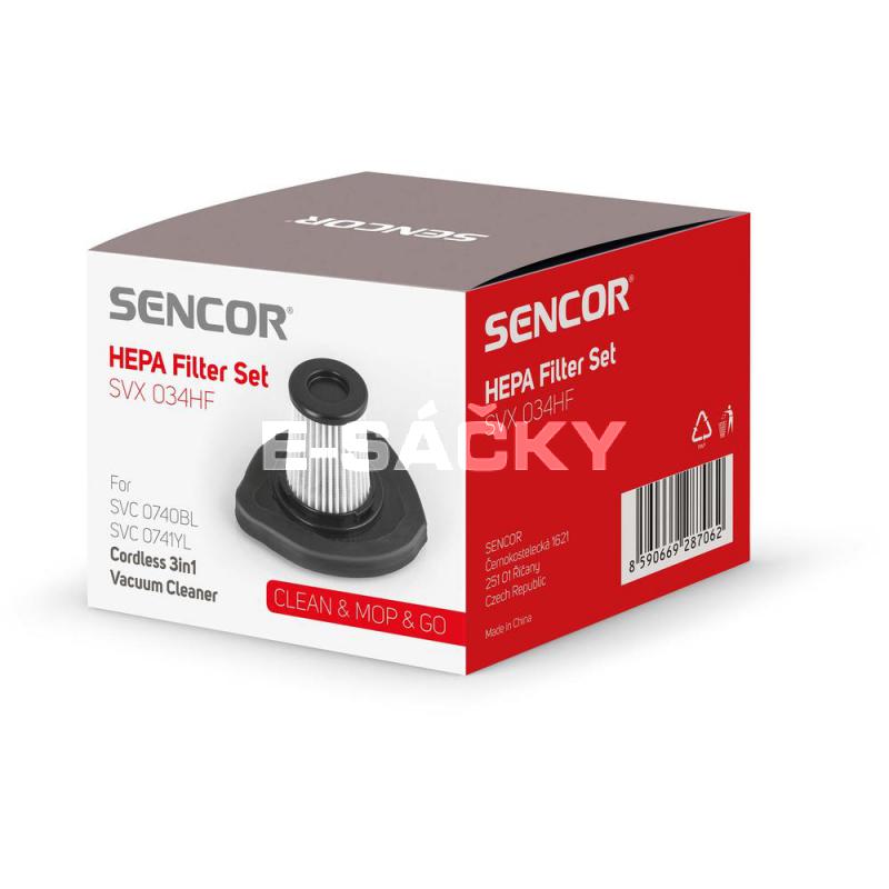 Hepa filtr do tyčového vysavače Sencor SVC0740BL, SVX0741YL CLEAN&MOP ...